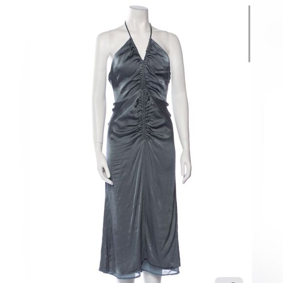 ASTR Blue Halterneck Evening Gown - Picture 1 of 5